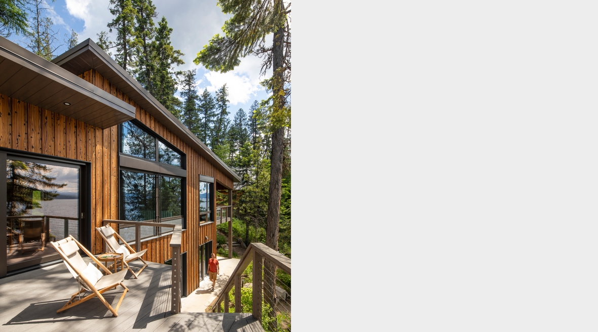 Priest Lake Cabin exterior