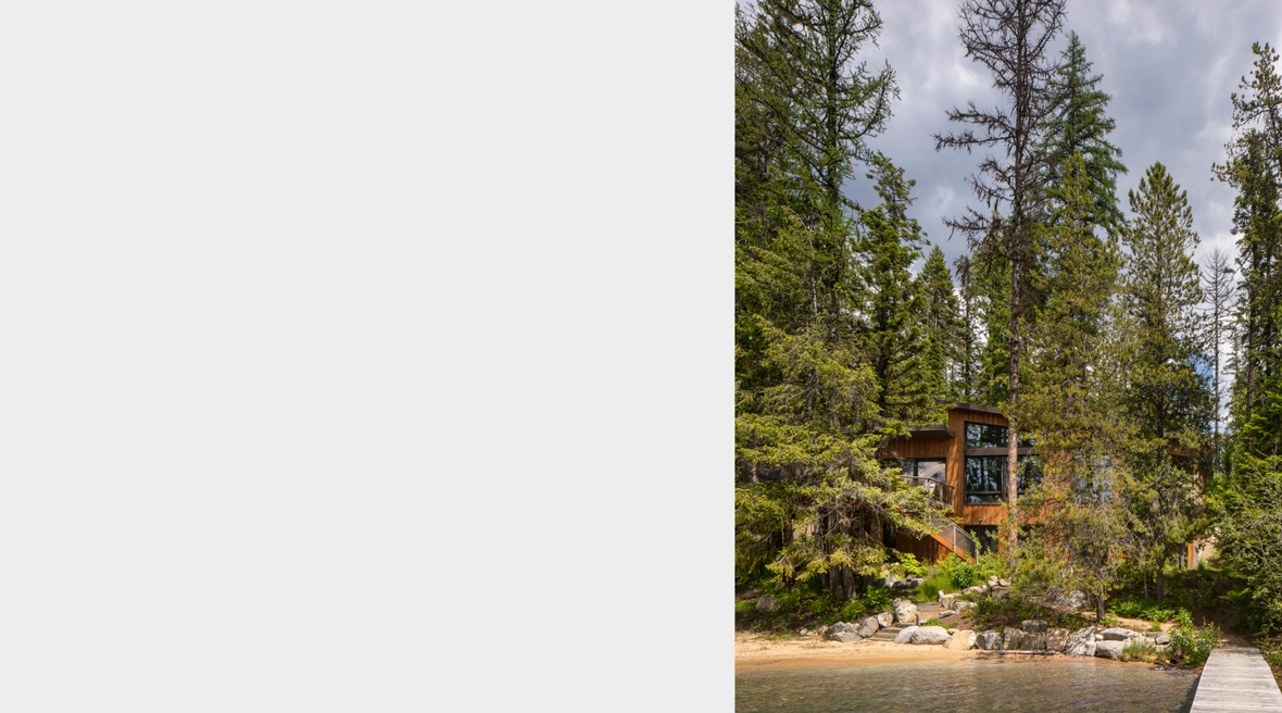 Priest Lake Cabin exterior