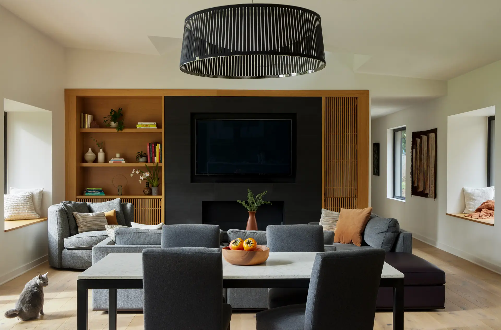 Living Room designed and built by Green Hammer