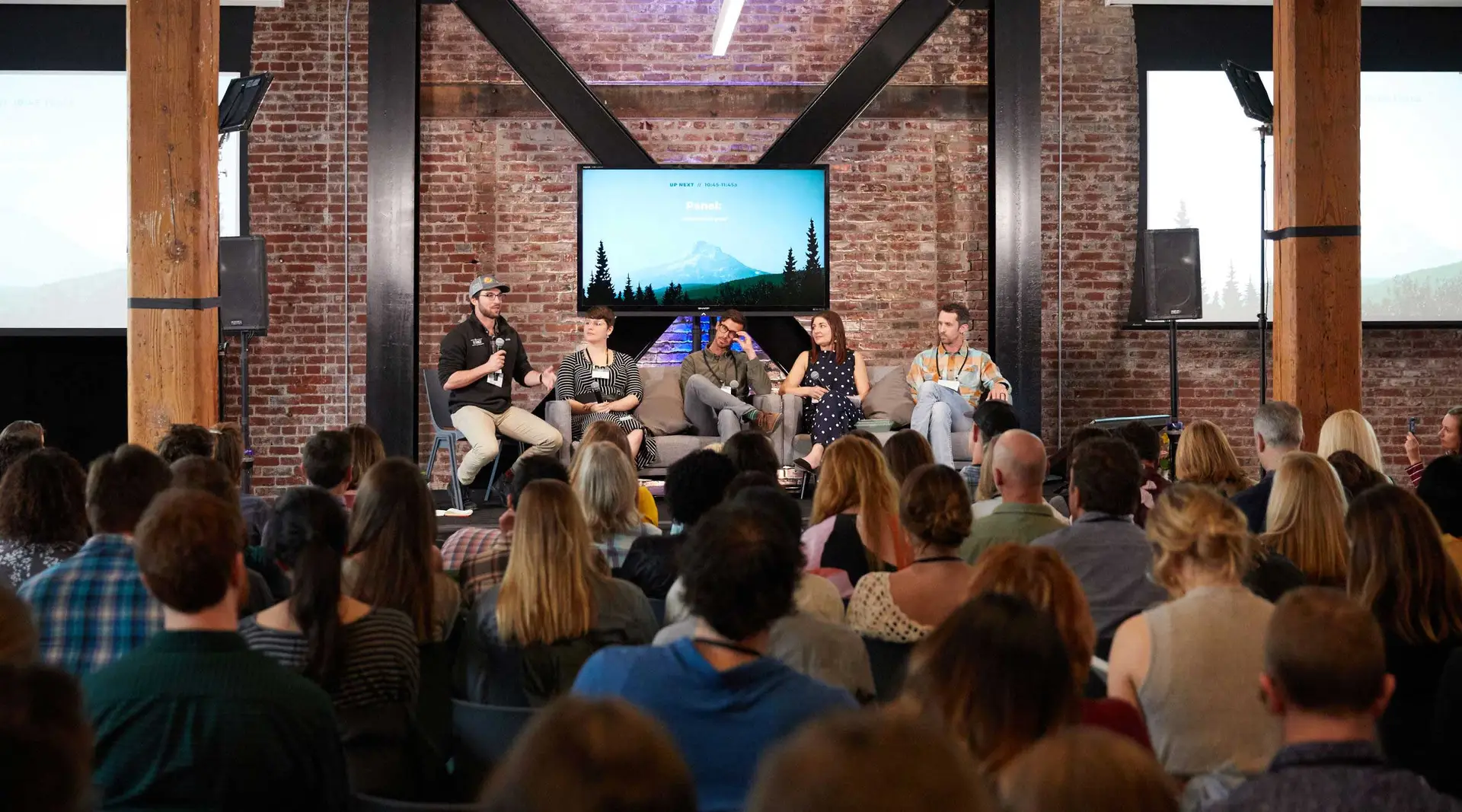 a Summit for "1% for the Planet" organization in Irving Street Studio