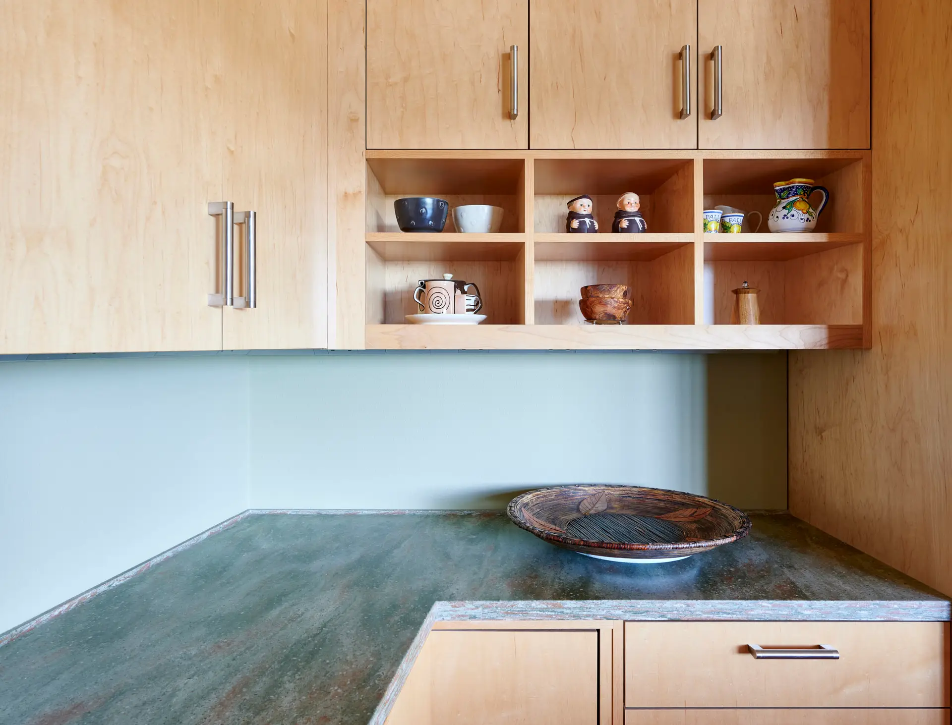 Vancouver Residence kitchen cabinets and counter top