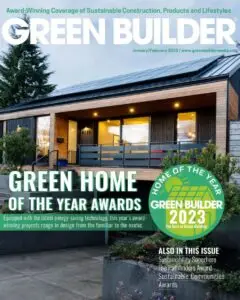 January 2023 Green Builder magazine cover