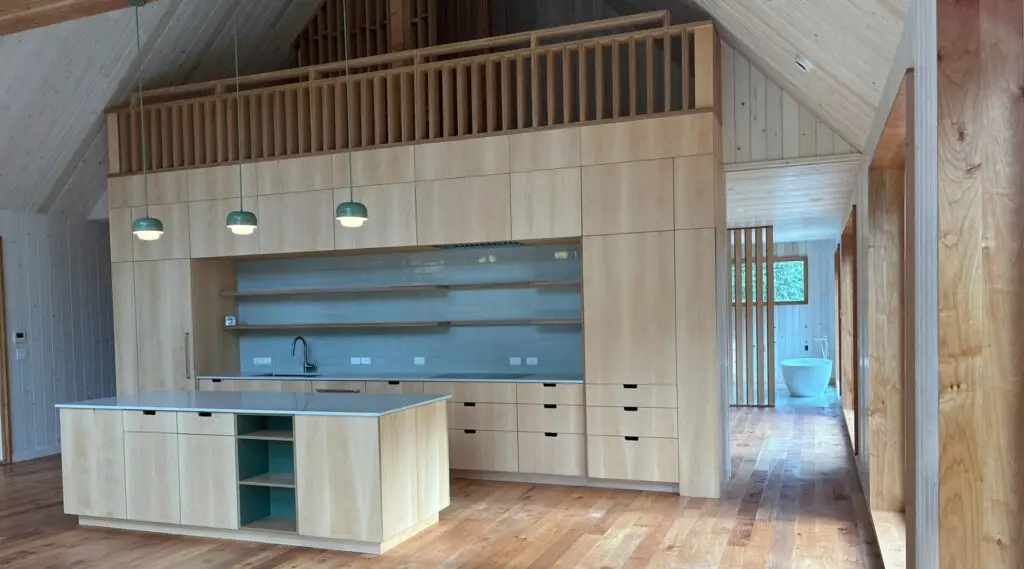 Wallowa cabin kitchen